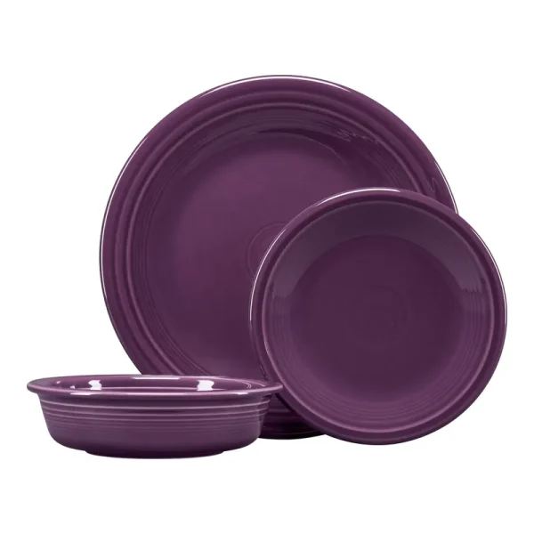 Fiesta 3-Piece Classic Place Setting - Mulberry