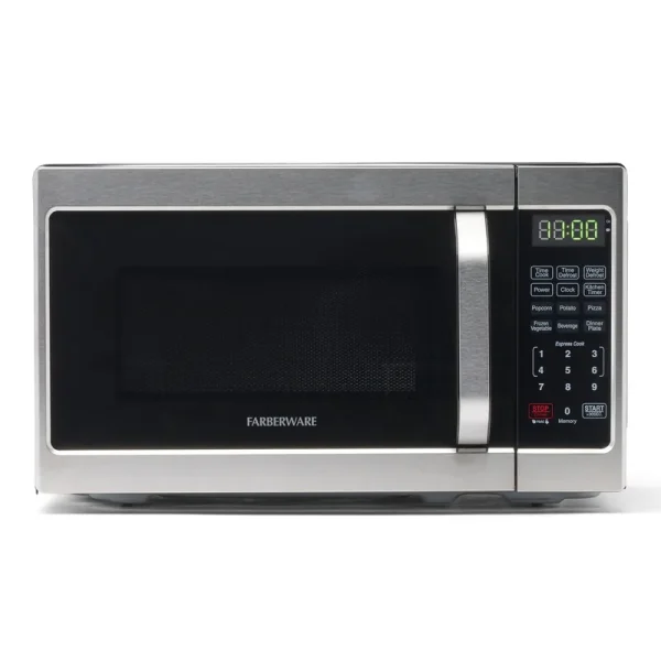 Farberware Classic FMO07AHTBKJ 0.7 Cu. ft. 700-Watt Microwave Oven, Brushed Stainless