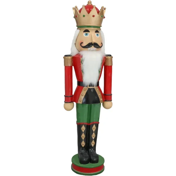 Sunnydaze Matthias The Nutcracker Prince Indoor/Outdoor Christmas Decor, Polyresin, 37 inch