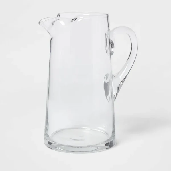 90oz Glass Tall Pitcher with Handle - Threshold