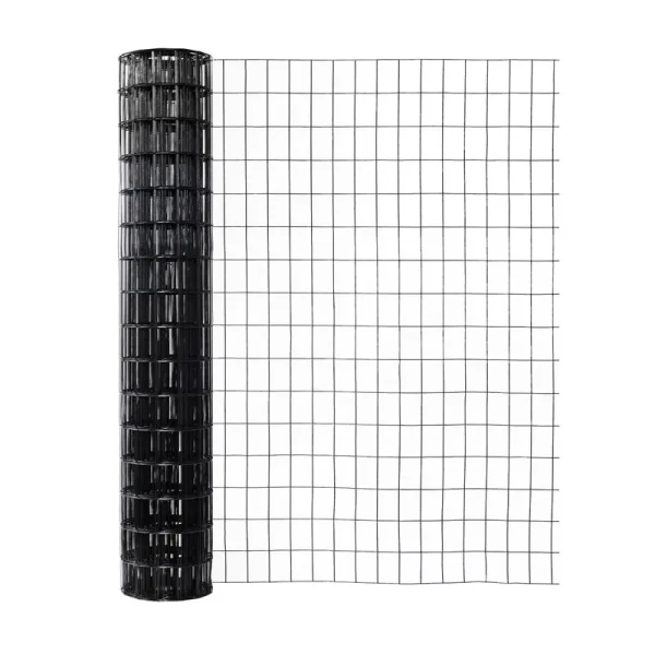 Garden Craft 50-ft x 4-ft Black Steel Welded Wire Rolled Fencing with Mesh Size 2-in x 3-in | 794850S