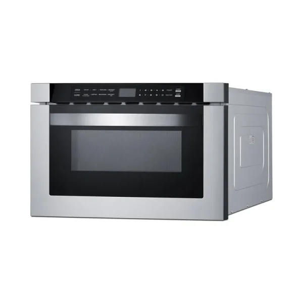 Summit MDR245SS 24 in. Wide Built-In Drawer Microwave