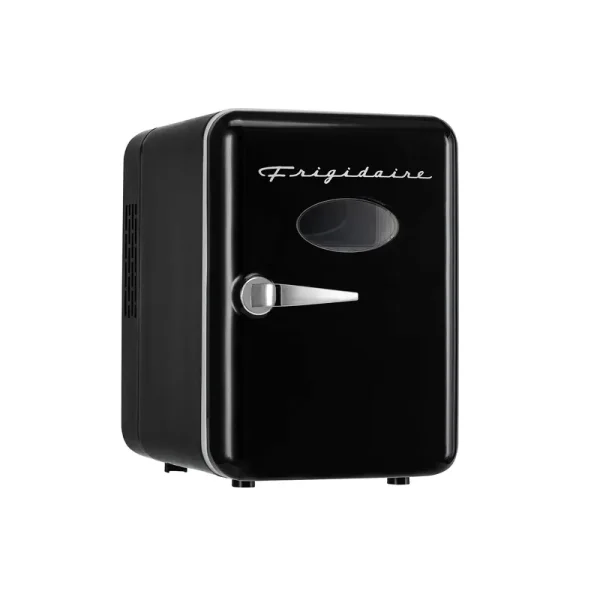 Frigidaire EFMIS137-Black Retro 6-Can Mini Fridge, Black