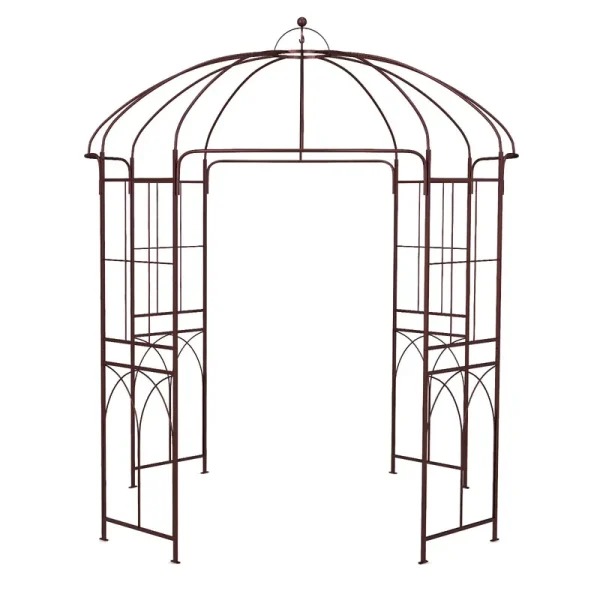 Gymax Birdcage Shape Garden Arbor Pergola Climbing Plants Stand Rack for Wedding Party