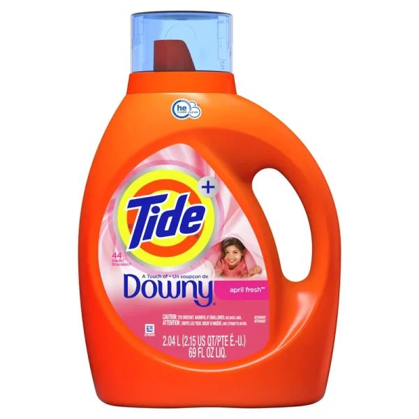Tide + Downy Detergent, April Fresh - 2.04 l (2.15 qt) 69 fl oz