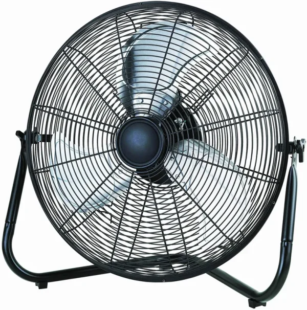 Mainstays 20" 360 Degree Pivot High Velocity Steel Floor Fan Black