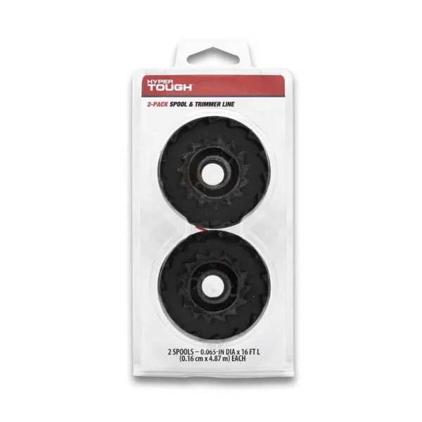 Hyper Tough Nylon Twist Trimmer Line Spool - 2 Pack