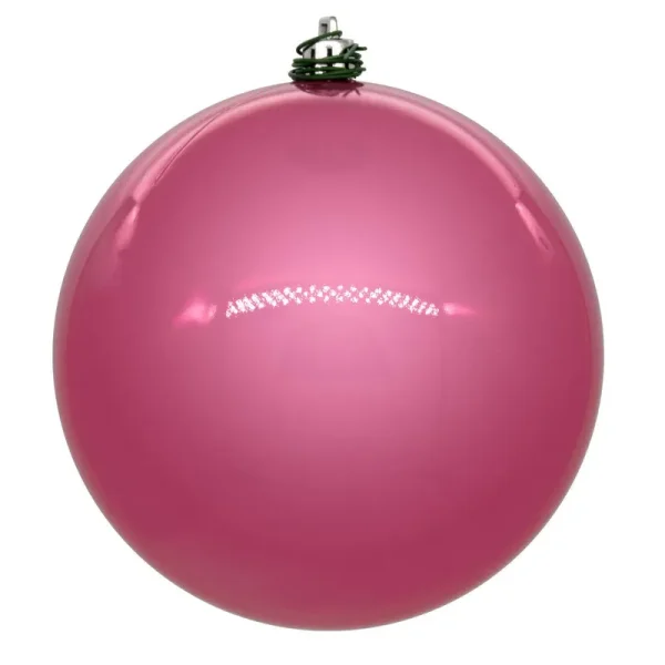 Christmas Ball Ornament (Set of 12) (Set of 12) The Holiday Aisle Color: Pink