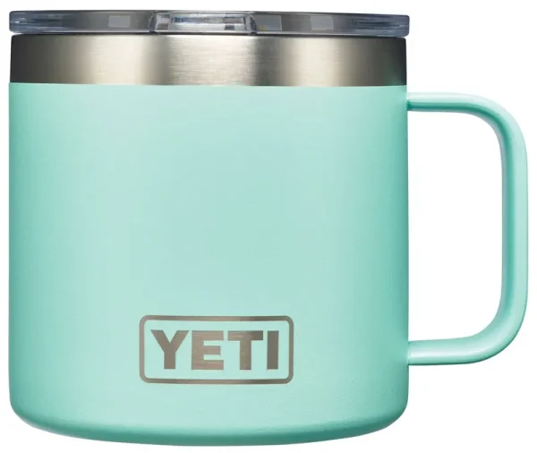 YETI Coolers Rambler Mug, Seafoam, 14 oz