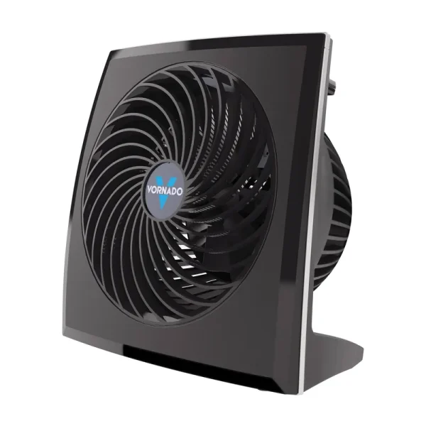Vornado 8 inch 573 Compact Panel Whole Room Air Circulator Fan, Size: 7'6 x 9'6, Black