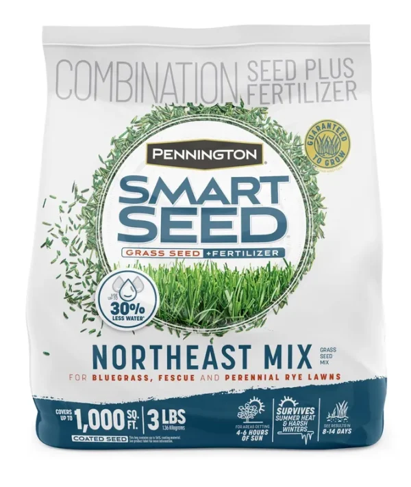 Pennington 100526636 Smart Seed Northeast Mix Grass Seed, 3 lbs