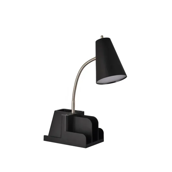 Organizer Task Lamp Black (Includes LED Light Bulb) - Room Essentials