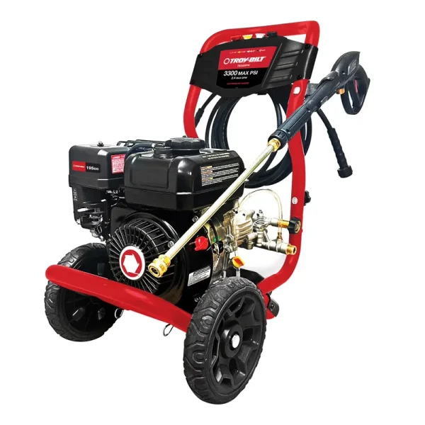 Troy - Bilt 3300 PSI 2.4 GPM with 195 CC Engine and Axial Cam Pump Gas Pressure Washer (0 Volts)