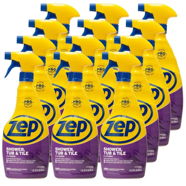 Zep 32 oz. Shower Tub and Tile Cleaner (Case of 12)