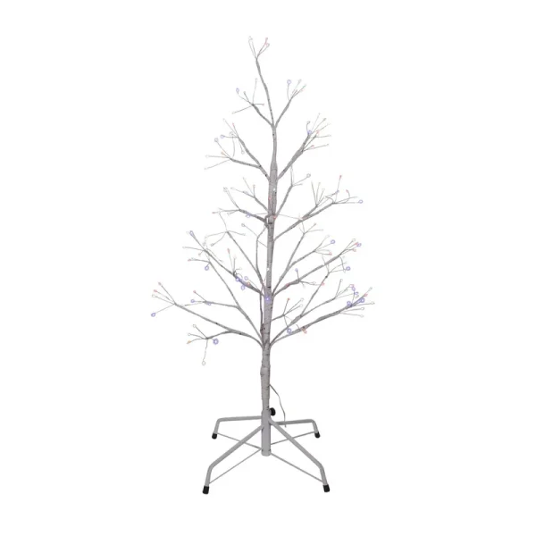 Kurt Adler 3' Birch Twig Tree with 8-Function Lights - White