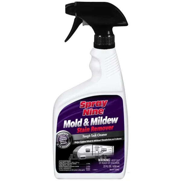 Spray Nine 15045 Mold and Mildew Stain Remover, 32 oz.