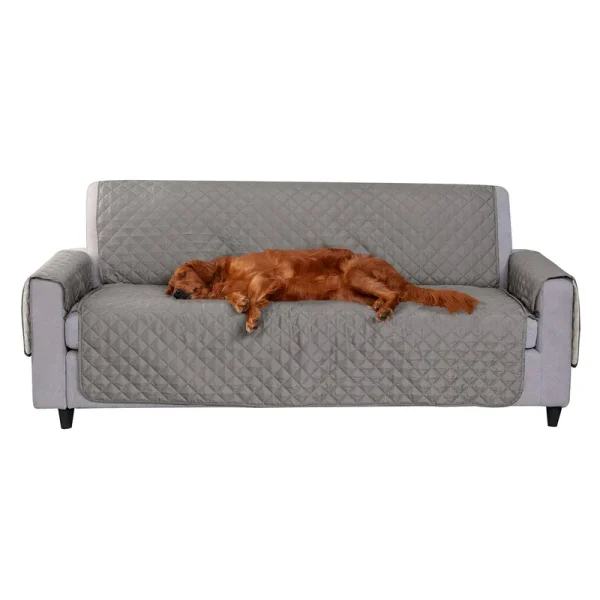FurHaven Reversible Water-Resistant Furniture Protector Gray/Mist Sofa