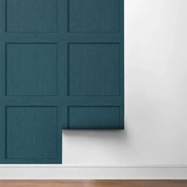 Stacy Garcia Home Squared Away Peel and Stick Wallpaper - Teal
