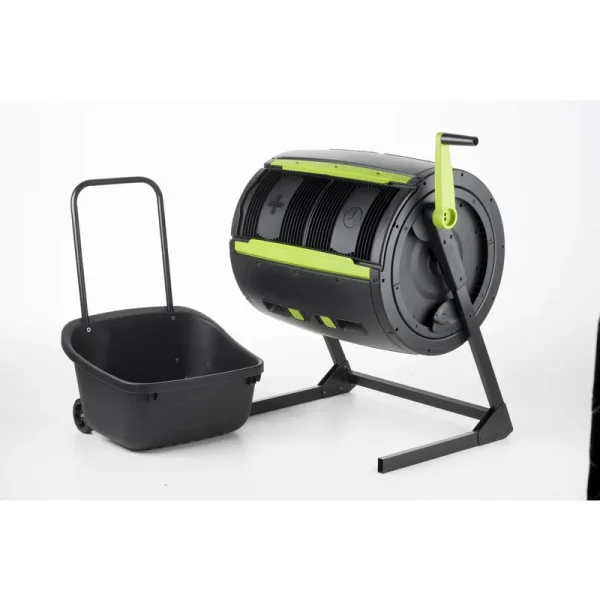 RSI-MAZE Two Stage Compost Tumbler with Cart