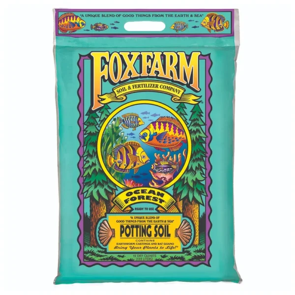 Fox Farms Ocean Forest Organic Potting Soil Mix - 12 qt bag