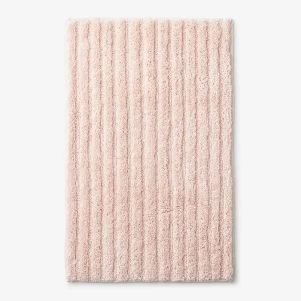 The Company Store Green Earth Quick Dry Blush 24 in. x 17 in. Cotton Bath Mat