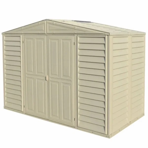 Duramax 10.5'x5' Woodbridge Vinyl Shed with Foundation
