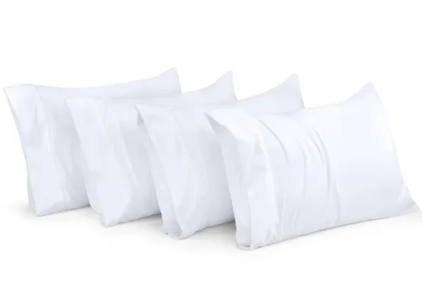 Utopia Bedding King Pillowcases - 4 Pack - Envelope Closure - Soft Brushed Microfiber Fabric - Shrinkage and Fade Resistant Pillow Covers 20 x 40 (