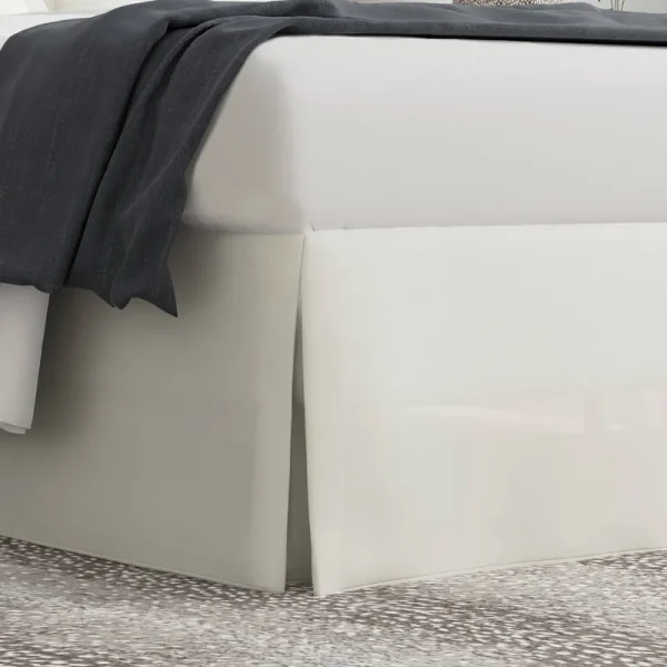 Magic Skirt Tailored Wrap Around Bed Skirt Full Ivory