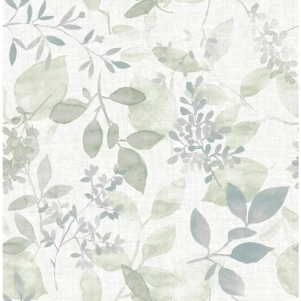 Nuwallpaper Breezy Green Peel and Stick Wallpaper