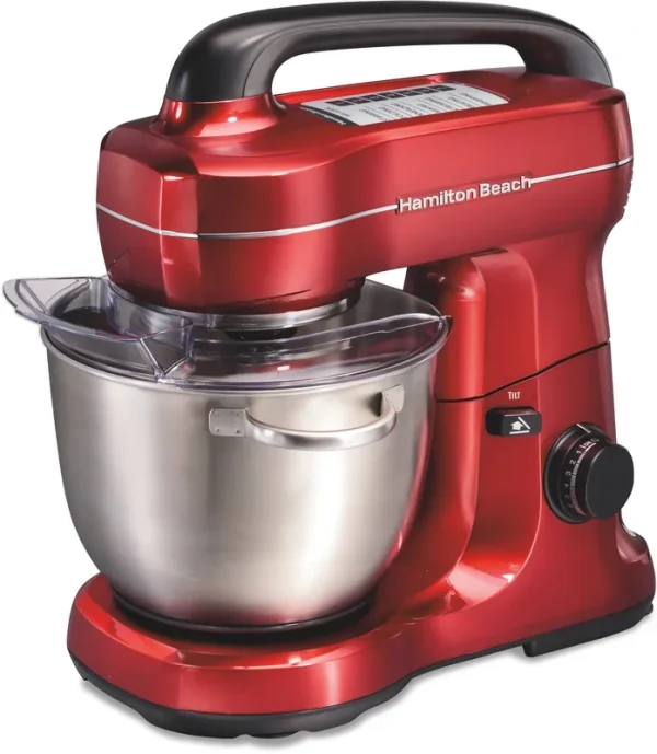 Hamilton Beach 63395 7-Speed Stand Mixer, Red