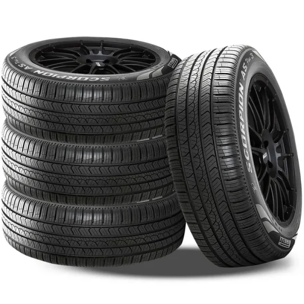 Set of 4 Pirelli Scorpion All-Season Plus III 235/60R18 103H 70000 Mile Warranty Tires P3918000 / 235/60/18 / 2356018