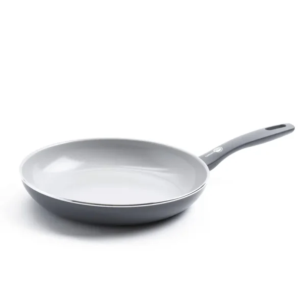 GreenPan Dover 12-In. Healthy Ceramic Nonstick Frypan, Grey, 12"