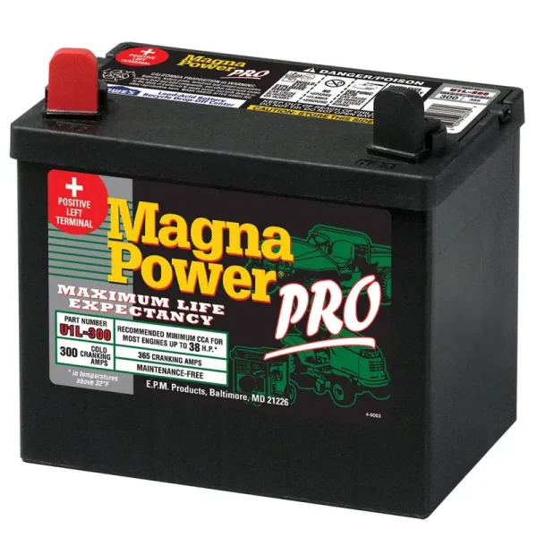 Magna Power 12-Volt 365-Amp Lawn Mower Battery 10U1L