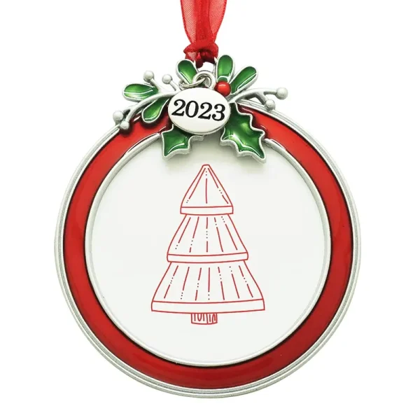 Red Holly Leaf 2.5" x 2.5" Christmas Ornament Frame by Studio Decor | Michaels