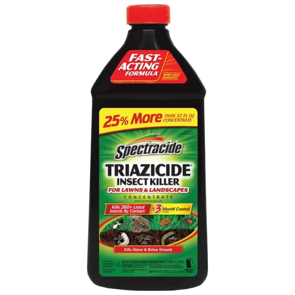 Spectracide Trianzicide Insect Killer, for Lawns & Landscapes, Concentrate - 40 fl oz