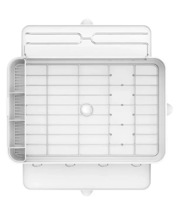 simplehuman Standard Steel Frame Dish Rack in White