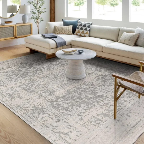 Artistic Weavers Janine Gray Area Rug, 6'7" Square