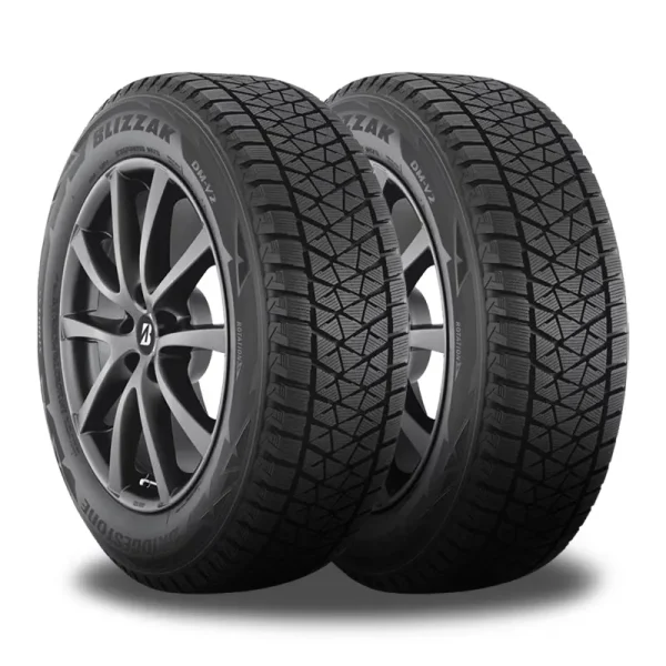 2 Bridgestone BLIZZAK DM - V2 225/65R17 102S High Performance Winter Snow Tires BR015692 / 225/65/17 / 2256517