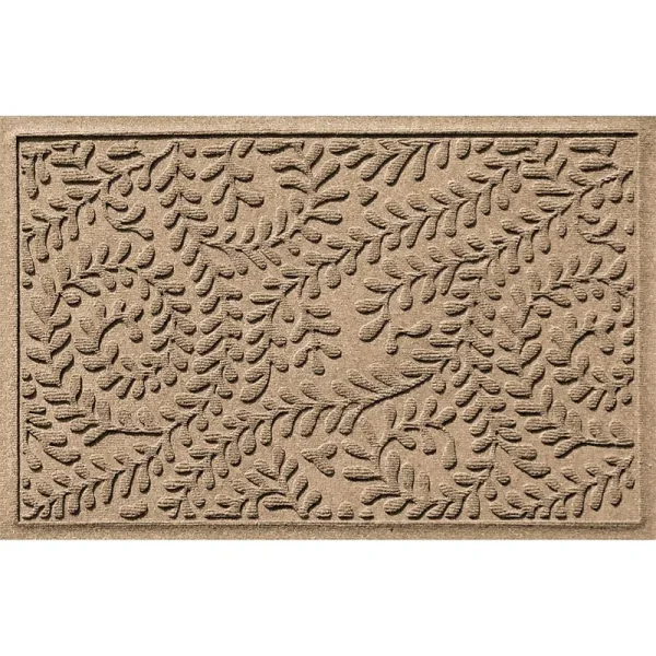 Waterhog Boxwood 23 in. x 35 in. Door Mat - 23"x35" - Camel