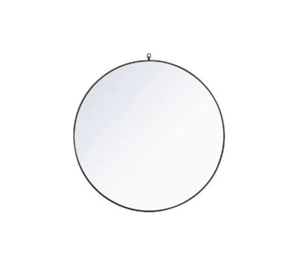 Cassie Mirror Finish: Black, Size: 48" x 48"