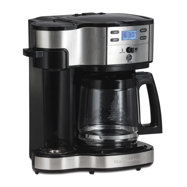Hamilton Beach 49980a Single Serve Coffee Brewer And Full Pot Coffee - Black/Silver