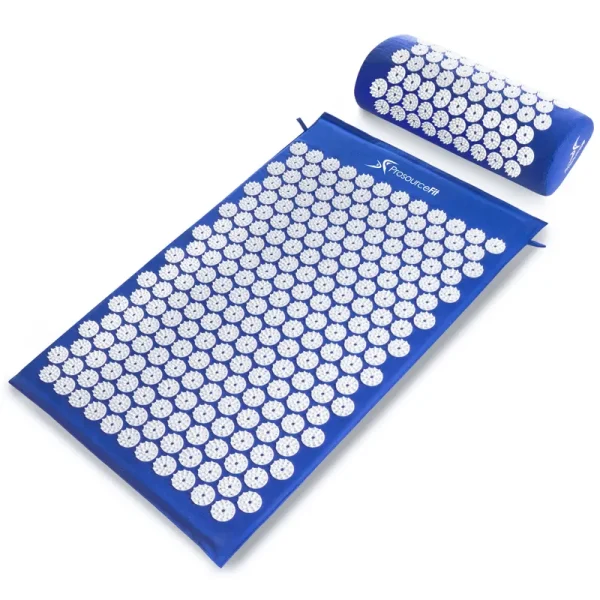 Acupressure Mat and Pillow Set - Blue