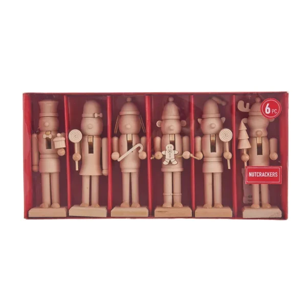 Unfinished Wood Nutcrackers Set by Make Market | 1.57" x 1.57" x 5" | Michaels