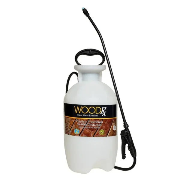 WoodRx 2 gal. Clear Wood Protector with Pump Sprayer and Fan Tip