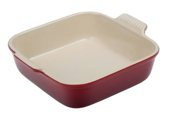 Le Creuset Heritage 3 Qt. Cerise Square Dish