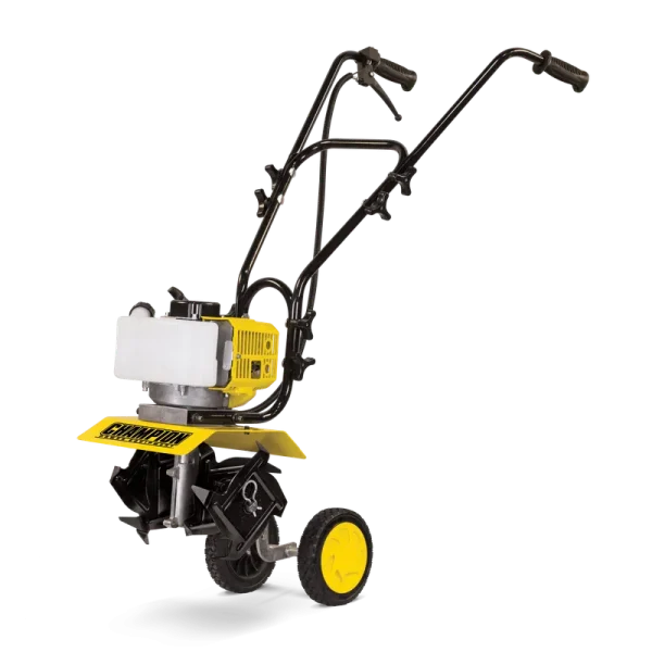 Champion Power Equipment 43cc 2 - Stroke Portable Gas Garden Tiller Cultivator with Adjustable Depth