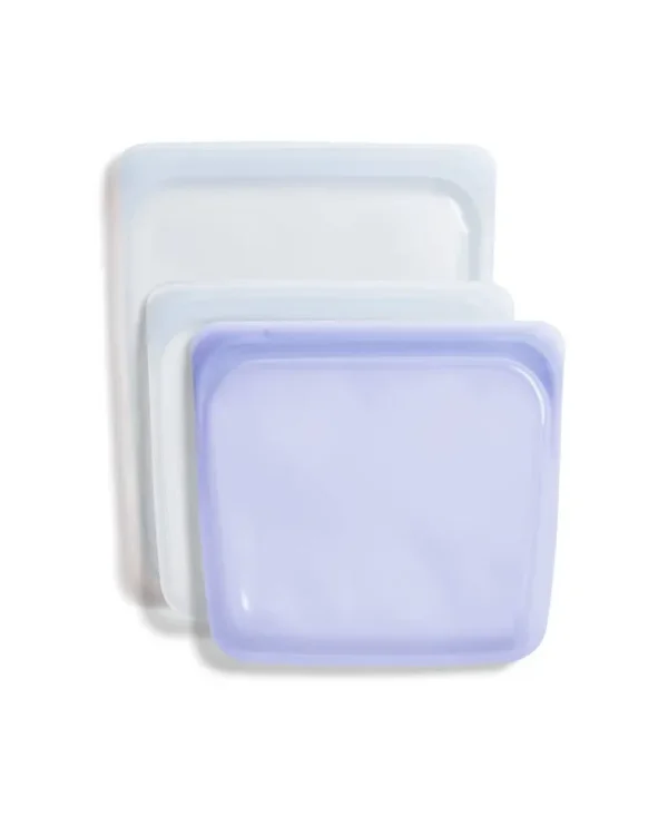 Stasher Set of 3 - Lavender - Sandwich / Half Gallon