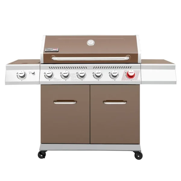 Royal Gourmet 6-Burner GA6402C BBQ Gas Grill with Sear Burner and Side Burner, 74,000 BTU