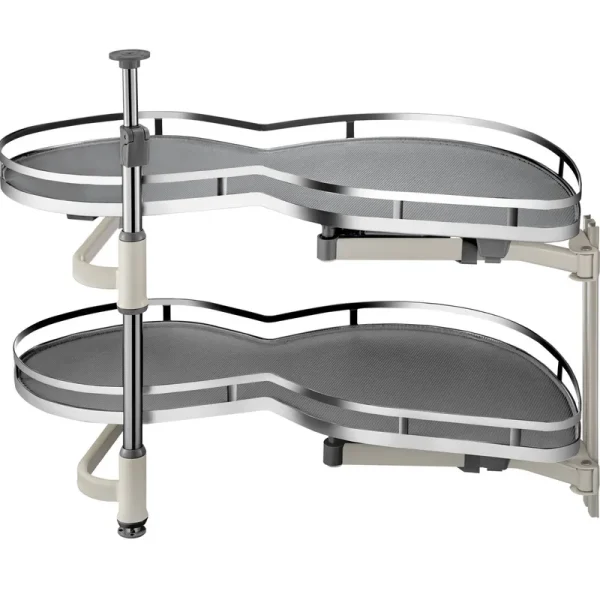 VEVOR Cloud Blind Corner Pullout Blind Corner Cabinet Pull Out for 36 in 2 Tier