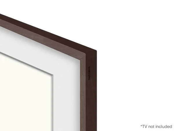 Samsung - 55" The Frame Customizable Bezel - Modern Brown